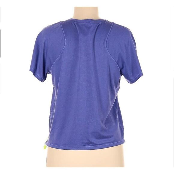 NEW Lululemon Athletica Lightweight Cinch Hem Hiking Purple Short Sleeve Tee Sz8 - Picture 6 of 12
